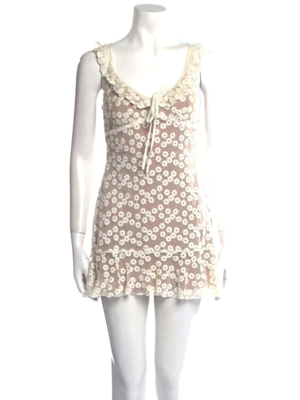 MAJORELLE Ann Mini Dress in Ivory — New With Tags — Size M